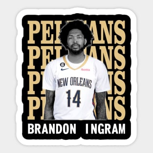 New Orleans Pelicans Brandon Ingram 14 Sticker